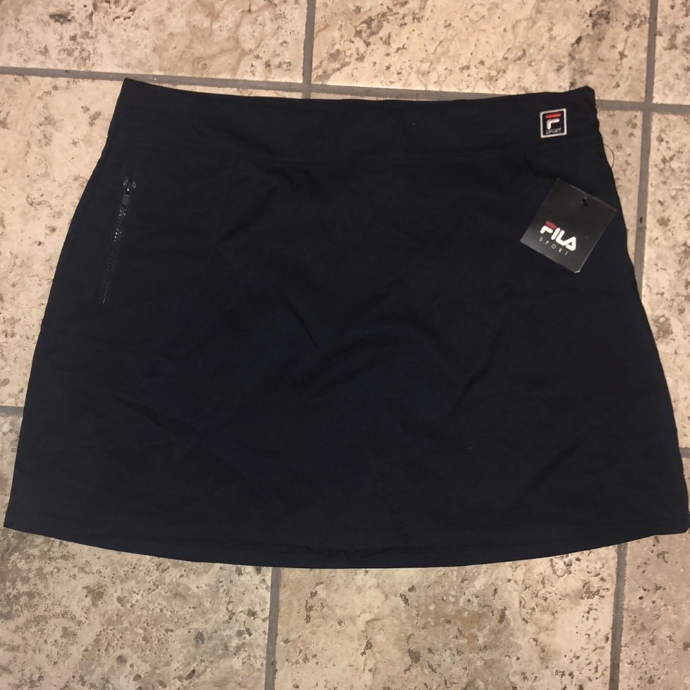 Navy Fila Skirt